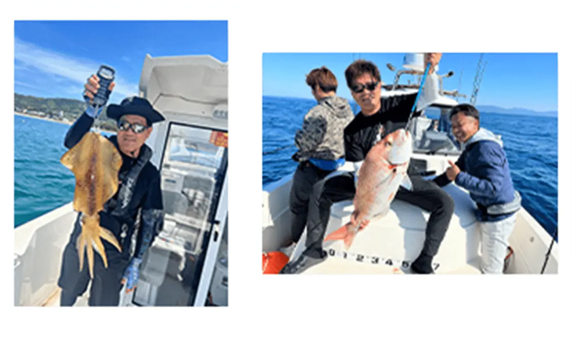 釣りの様子